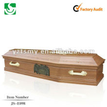 Дешевые Захоронение кремации деревянный гроб JS-E098
